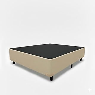 Base Cama Box Casal Diversas Cores (138x188x40) (Corino Bege)